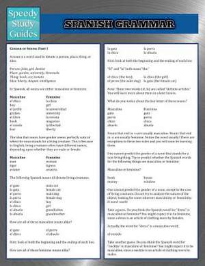 Spanish Grammar (Speedy Study Guides) de Speedy Publishing LLC