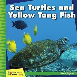 Sea Turtles and Yellow Tang Fish de Kevin Cunningham