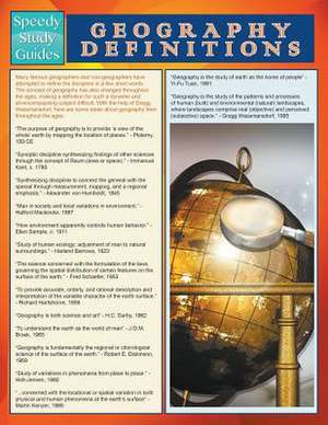 Geography Definitions (Speedy Study Guide) de Speedy Publishing LLC