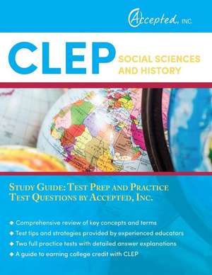 CLEP Social Sciences and History Study Guide de Clep Exam Prep Team