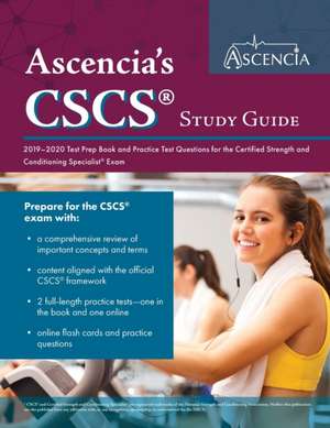 CSCS Study Guide 2019-2020 de Ascencia Personal Training Prep Team