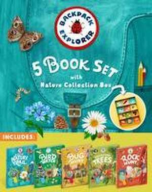 Backpack Explorer 5-Book Set with Nature Collection Box de Editors of Storey Publishing