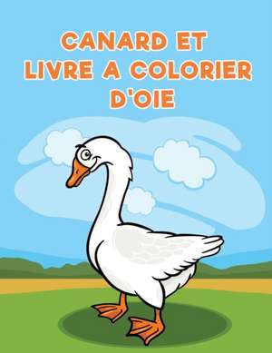 Canard et livre a colorier d'oie de Coloring Pages for Kids