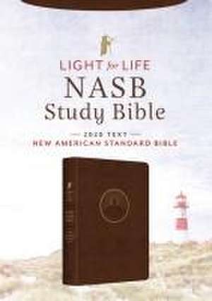 Light for Life NASB Study Bible (Mahogany Lighthouse) de Christopher D Hudson