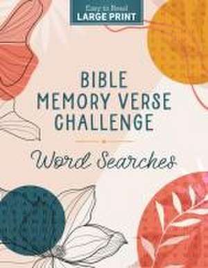 Bible Memory Verse Challenge Word Searches Large Print de Compiled By Barbour Staff