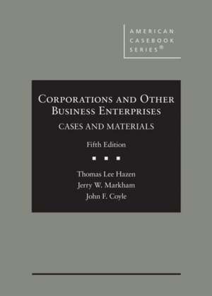 Corporations and Other Business Enterprises de John Coyle