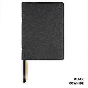 Lsb Giant Print Reference Edition, Paste-Down Black Cowhide de Steadfast Bibles