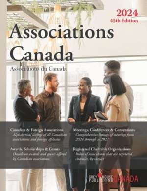 Associations Canada, 2024 de Grey House Canada