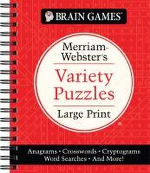 Brain Games - Merriam-Webster's Variety Puzzles Large Print de Publications International Ltd