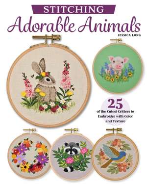 Embroidering Animals with Color and Texture de Jessica Long