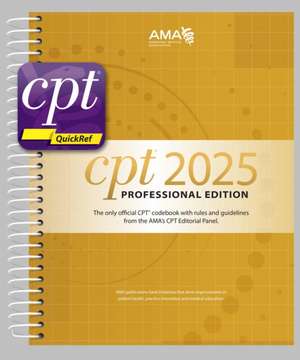 CPT Professional 2025 and CPT Quickref App Bundle de American Medical Association