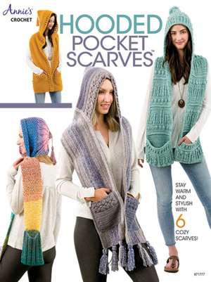 Hooded Pocket Scarves de Annie's Crochet