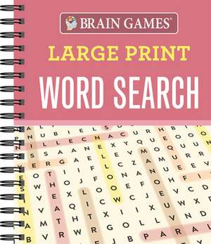 Brain Games - Large Print Word Search de Publications International Ltd