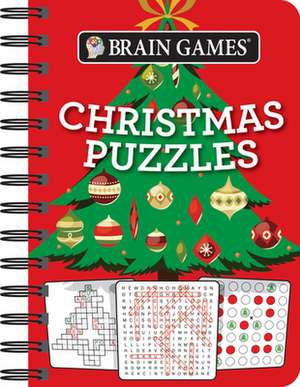 Brain Games - To Go - Christmas Puzzles (Christmas Tree Cover) de Publications International Ltd