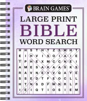 Brain Games - Large Print Bible Word Search de Publications International Ltd