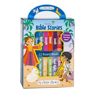 My Little Library: Bible Stories (12 Board Books) de Little Grasshopper Books