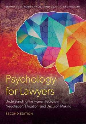 Psychology for Lawyers de Jennifer K Robbennolt