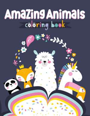 Amazing Animals Coloring Book de Clorophyl Editions