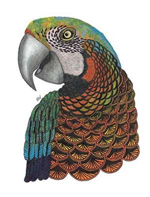 Tangleeasy Lined Journal Parrot de Ben Kwok