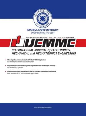 International Journal of Electronics, Mechanical and Mechatronics Engineering (IJEMME) de Hasan Heperkan