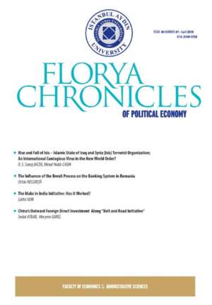 Florya Chronicles of Political Economy de Sedat Aybar