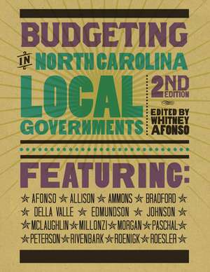 BUDGETING IN NORTH CAROLINA LOCAL GOVERN