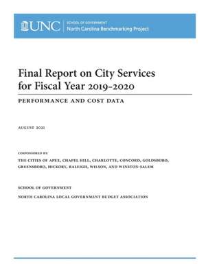 Final Report on City Services for Fiscal Year 2019-2020 de Dale J. Roenigk