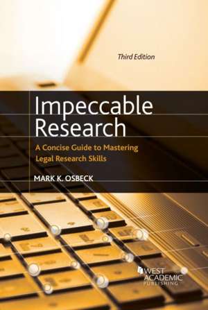 Impeccable Research de Mark K. Osbeck