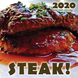 Steak! 2020 Mini Wall Calendar de Wall Publishing