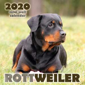 Rottweiler 2020 Mini Wall Calendar de Over the Wall Dogs