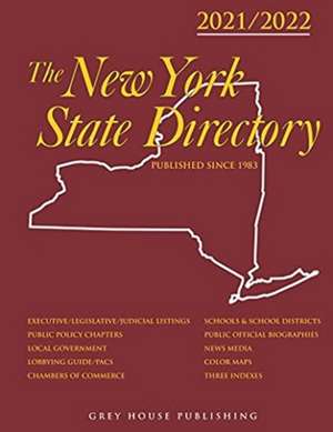 New York State Directory, 2021/22 de David Garoogian