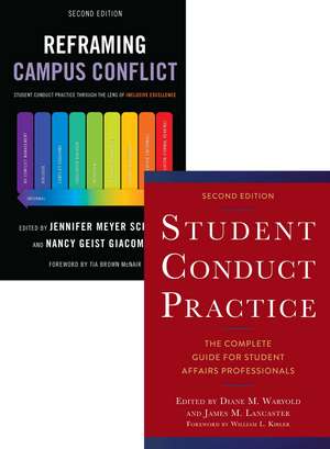 Reframing Campus Conflict/Student Conduct Practice Set de Jennifer Meyer Schrage