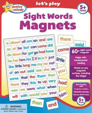 Active Minds Sight Words Magnets de Sequoia Children's Publishing