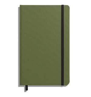 Shinola Journal, HardLinen, Ruled, Olive (5.25x8.25) de Shinola