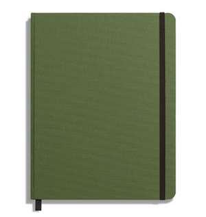 Shinola Journal, HardLinen, Ruled, Olive (7x9) de Shinola