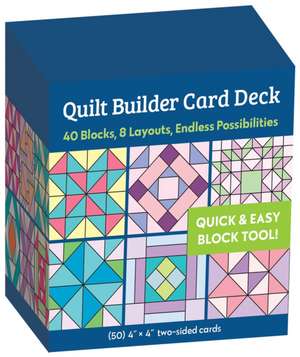 Publishing, C: Quilt Builder Card Deck de C&T Publishing