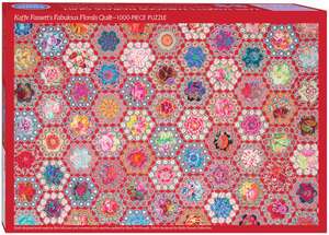 Kaffe Fassett’s Fabulous Florals Quilt Jigsaw Puzzle de Kaffe Fassett