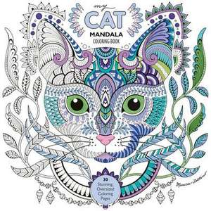 My Cat Mandala Coloring Book de Marica Zottino