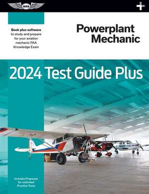 2024 Powerplant Mechanic Test Guide Plus de Asa Test Prep Board