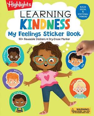 Learning Kindness My Feelings Sticker Book de Highlights Highlights