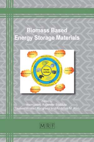 Biomass Based Energy Storage Materials de Rajender Boddula