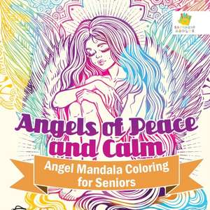 Angels of Peace and Calm | Angel Mandala Coloring for Seniors de Educando Adults