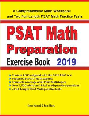 PSAT Math Preparation Exercise Book de Reza Nazari