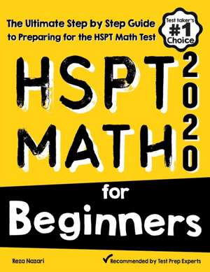 HSPT Math for Beginners de Reza Nazari