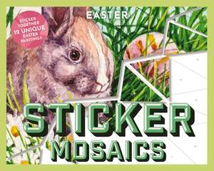 Sticker Mosaics: Easter: Sticker Together 12 Unique Easter Paintings de Applesauce Press