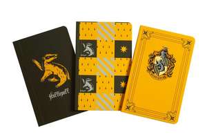 Harry Potter: Hufflepuff Pocket Notebook Collection (Set of 3) de Insight Editions