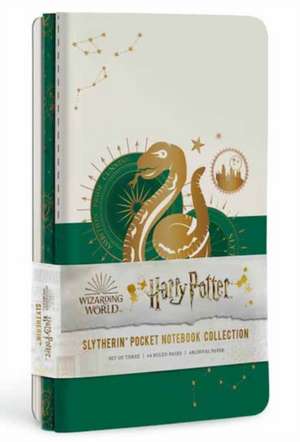 Harry Potter: Slytherin Constellation Sewn Pocket Notebook Collection (Set of 3) de Insight Editions