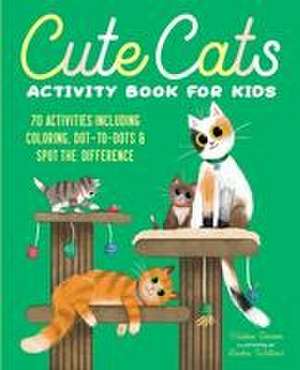 Cute Cats Activity Book for Kids de Valerie Deneen