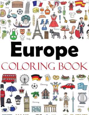 Europe Coloring Book de Dylanna Press