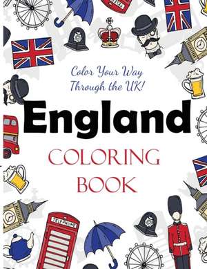 England Coloring Book de Dylanna Press